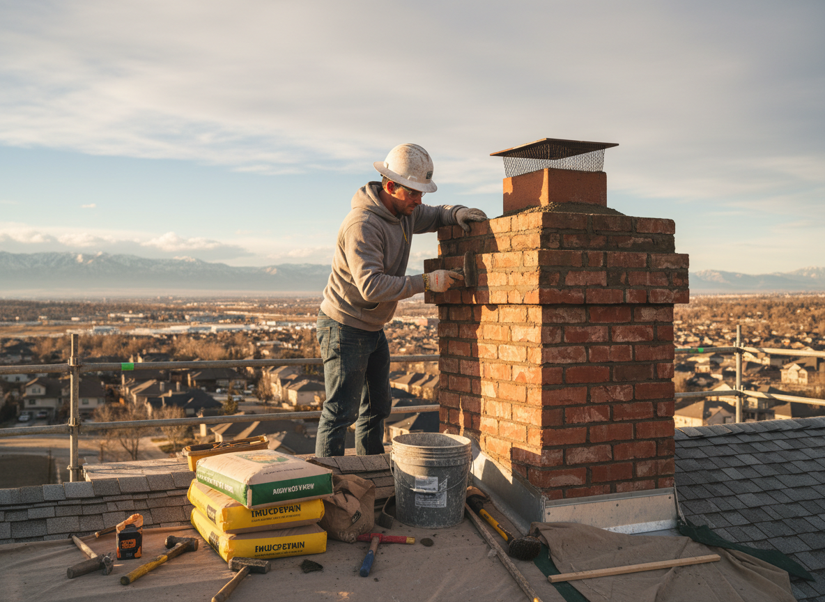 Chimney Masonry Repair in Midvale, UT